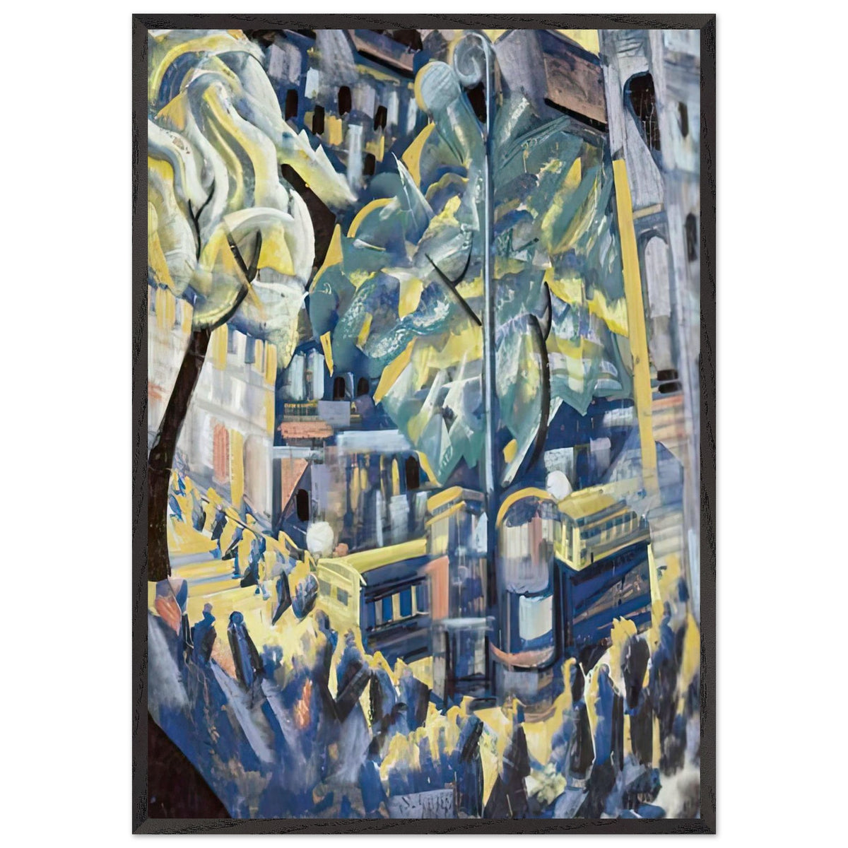 Város Fénye 1920 by Scheiber Hugó, framed poster, view 3