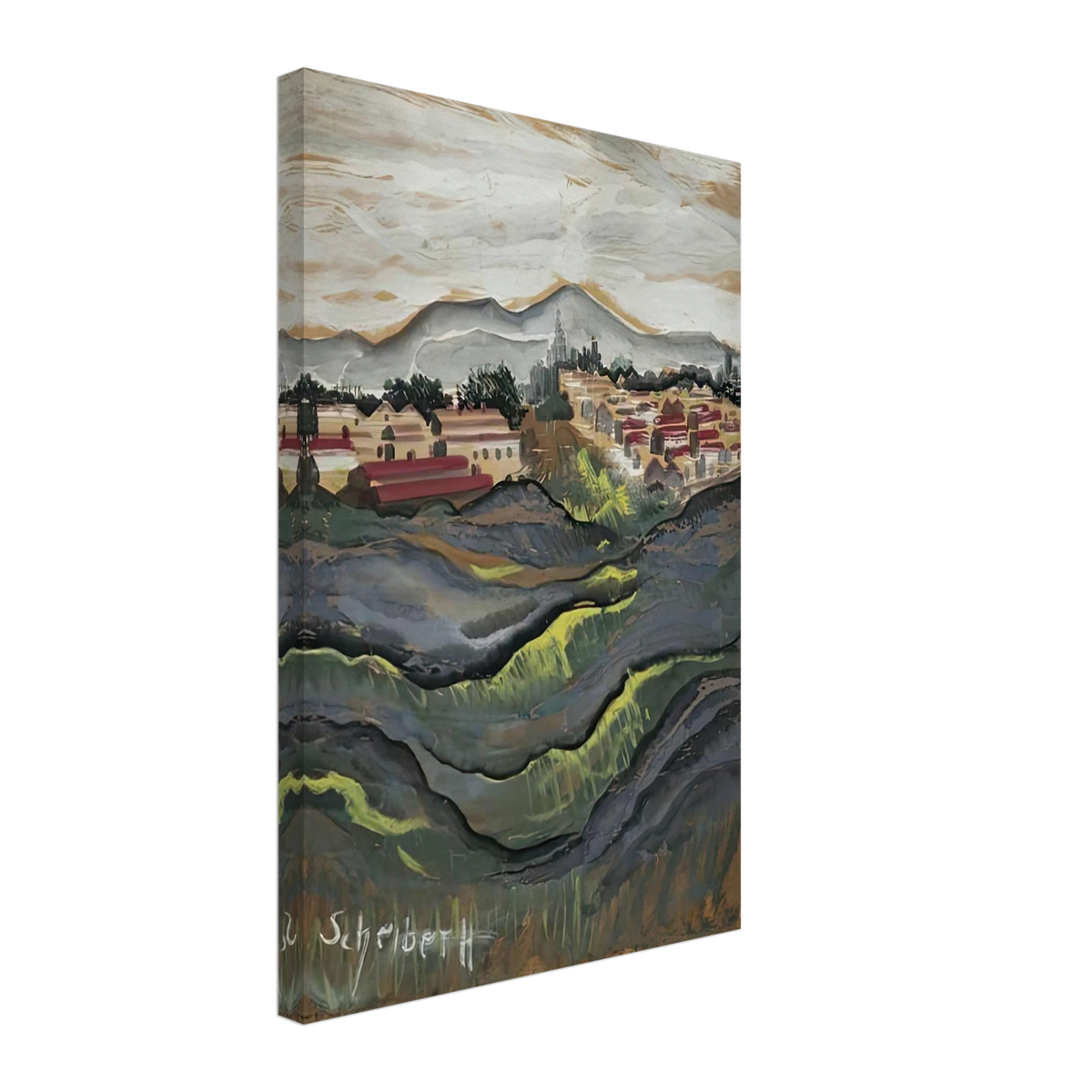 Város by Scheiber Hugó, canvas