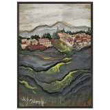 Város by Scheiber Hugó, framed poster, view 3