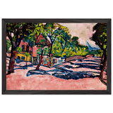 Városliget Részlet by Scheiber Hugó, framed poster, view 2