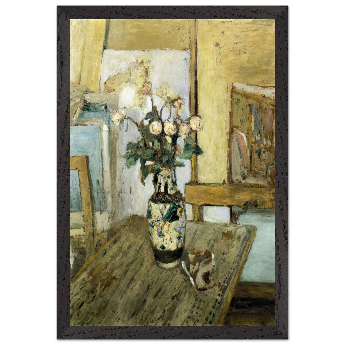 Vase of Flowers by Edouard Vuillard, framed poster, view 2