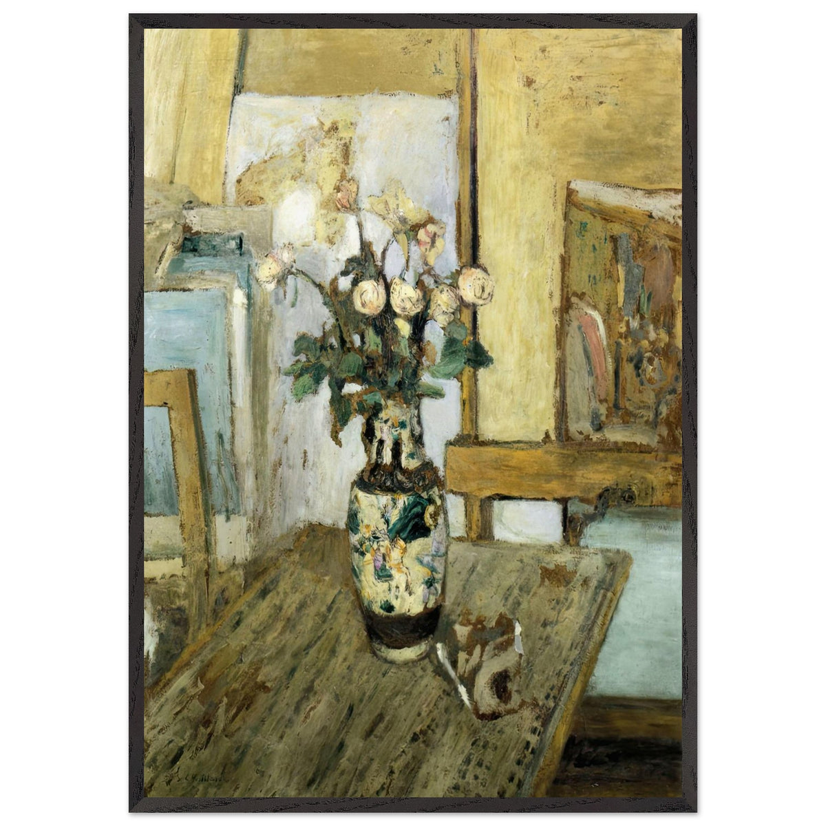 Vase of Flowers by Edouard Vuillard, framed poster, view 3