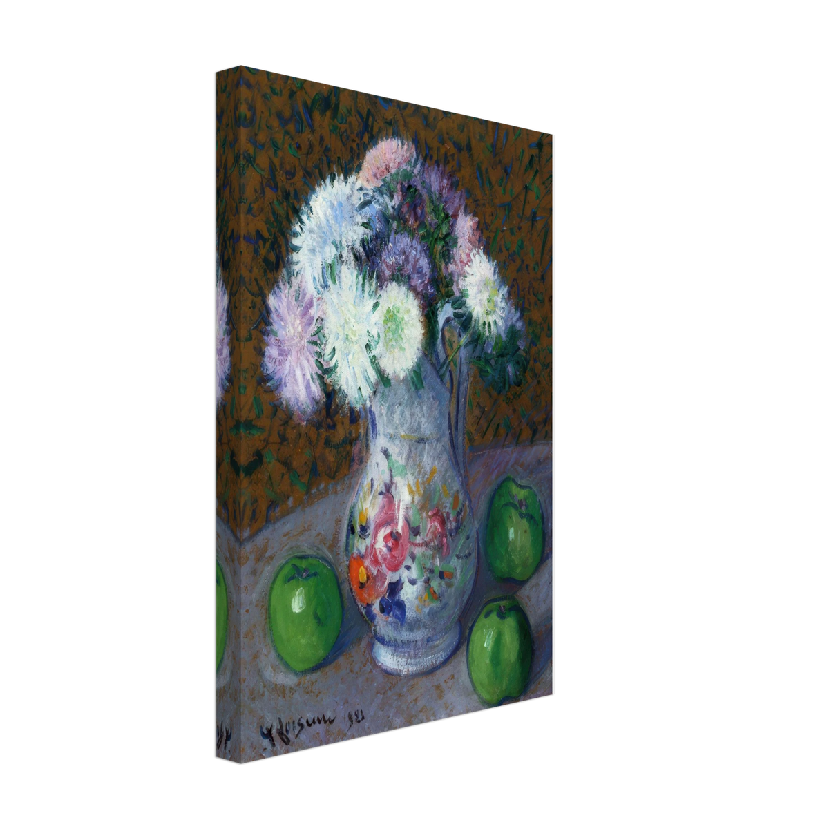 Vase of Flowers by Gustave Loiseau, canvas, view 2