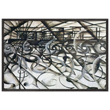 Velocity Of An Automobile by Giacomo Balla, framed poster