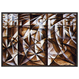 Velocity of Cars and Light by Giacomo Balla, framed poster, view 3