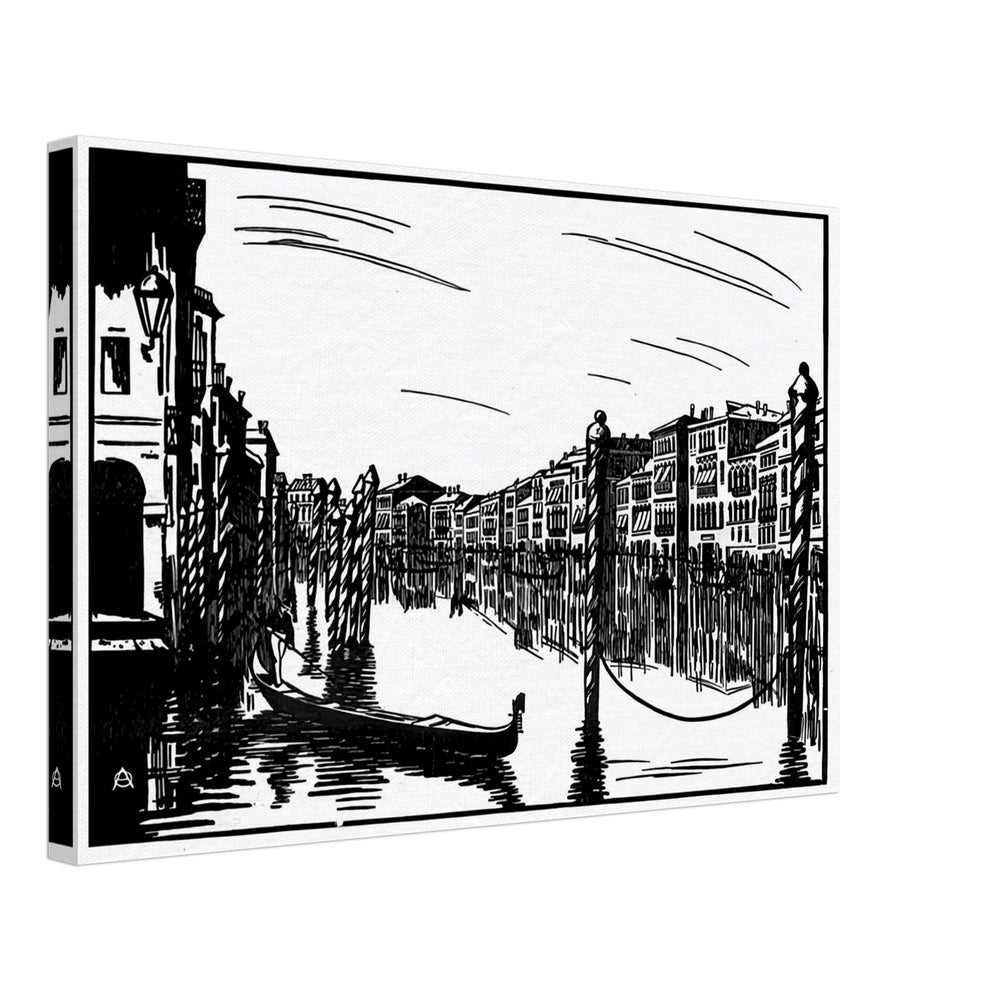 Venice by Anna Ostroumova-Lebedeva, canvas
