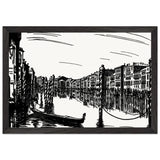 Venice by Anna Ostroumova-Lebedeva, framed poster, view 2