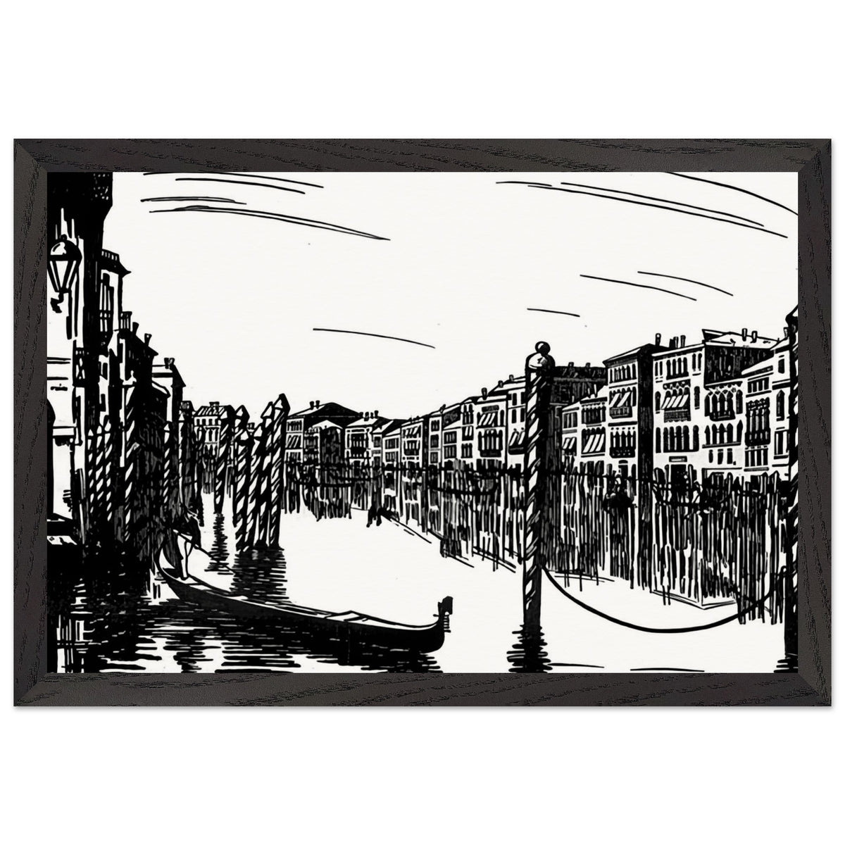 Venice by Anna Ostroumova-Lebedeva, framed poster, view 2