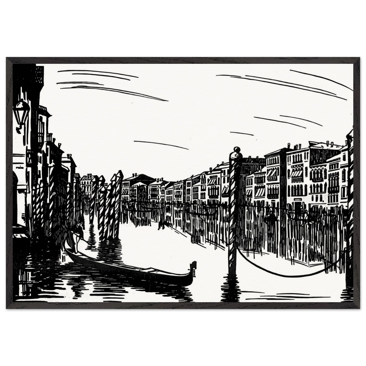 Venice by Anna Ostroumova-Lebedeva, framed poster, view 3