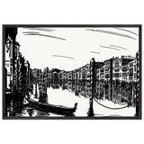 Venice by Anna Ostroumova-Lebedeva, framed poster