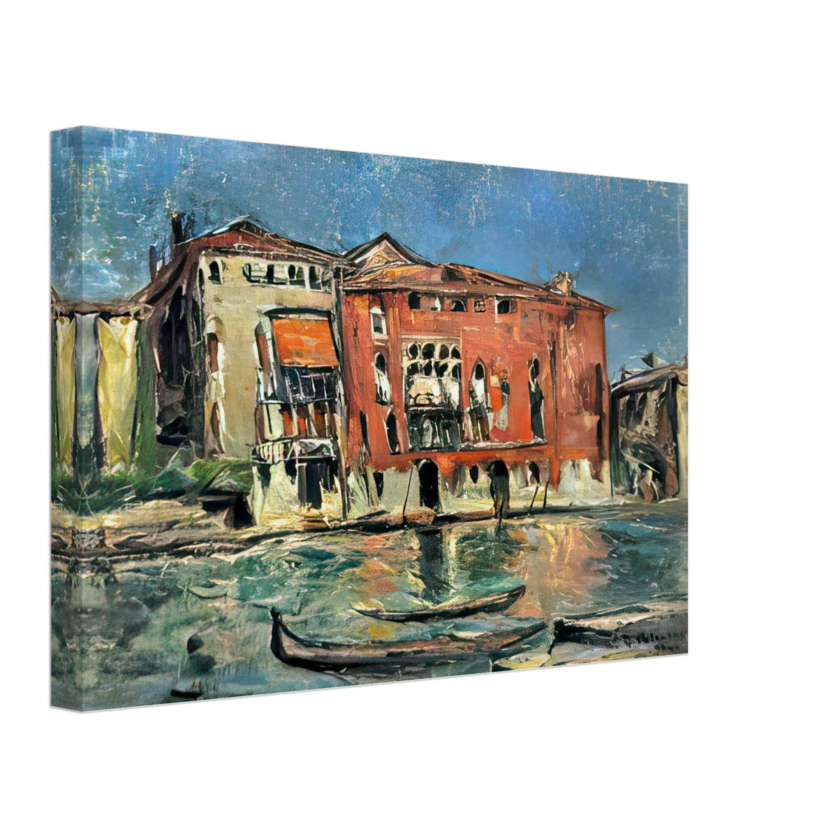 Venice by Gheorghe Petrascu, canvas, view 2