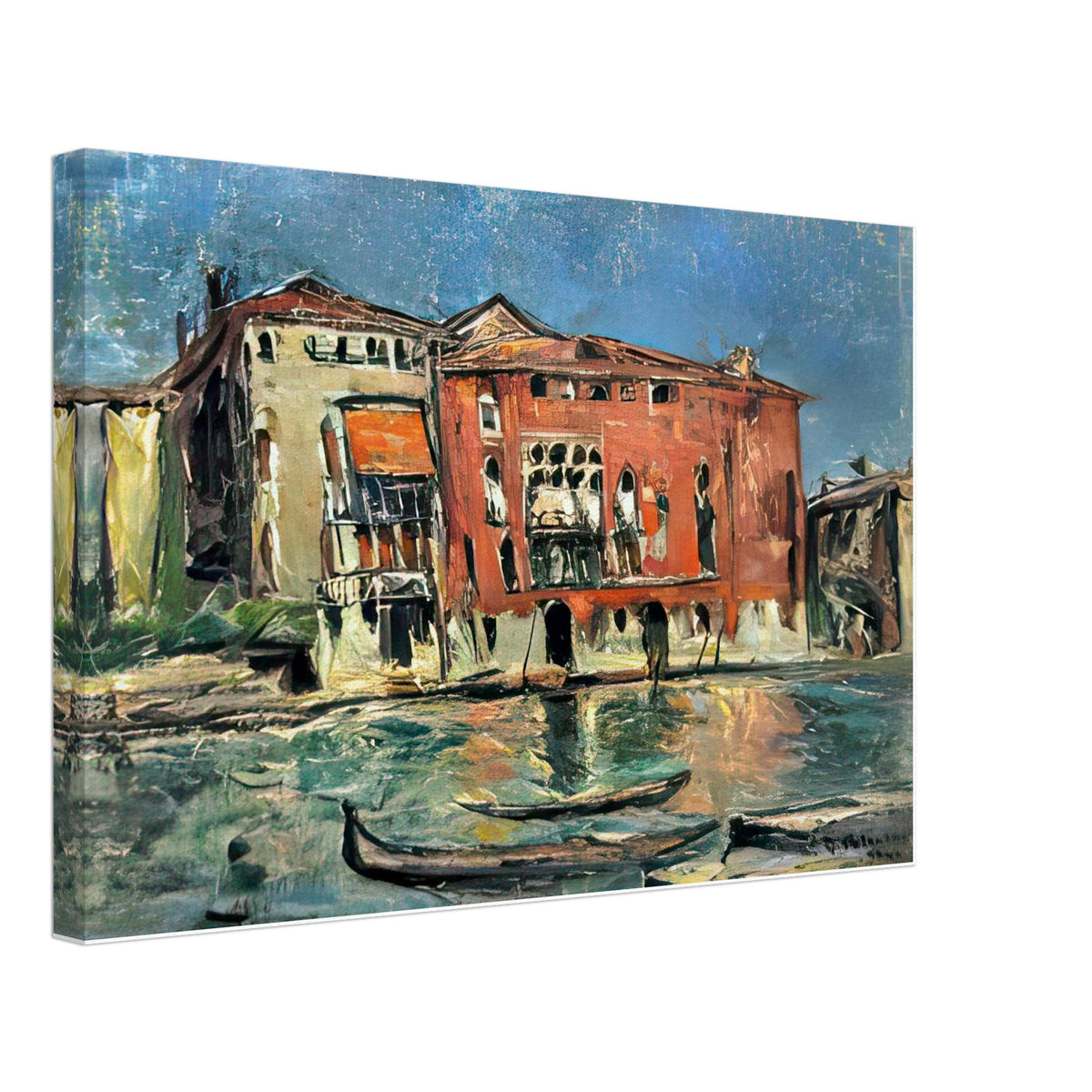 Venice by Gheorghe Petrascu, canvas