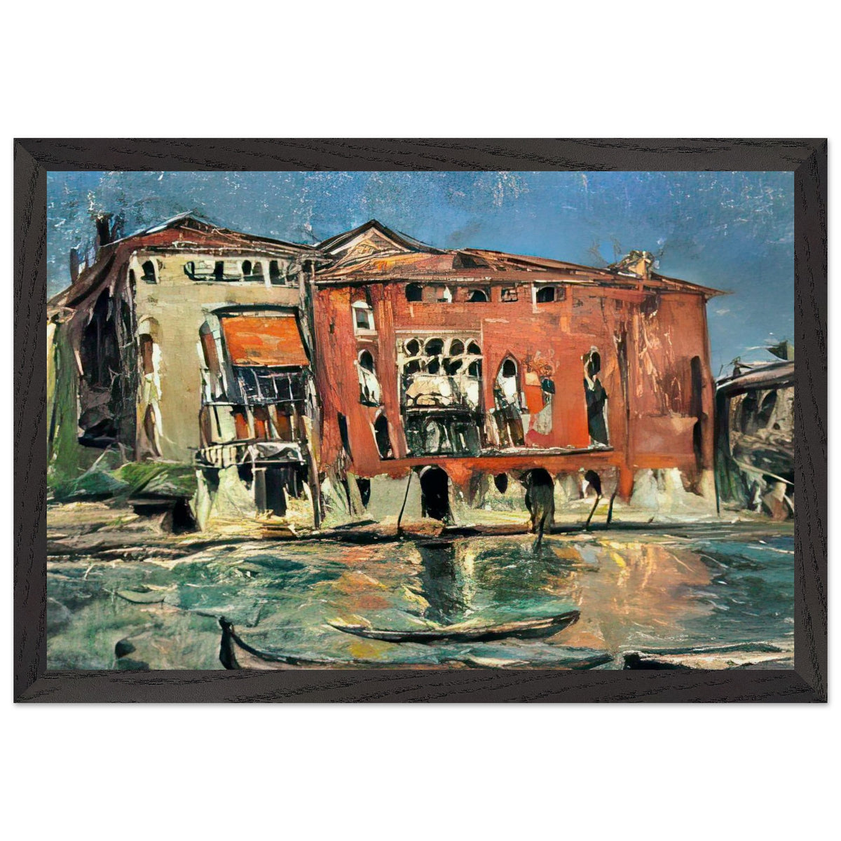 Venice by Gheorghe Petrascu, framed poster, view 2