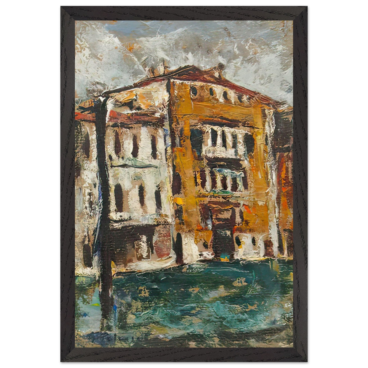 Venice by Gheorghe Petrascu, framed poster, view 2