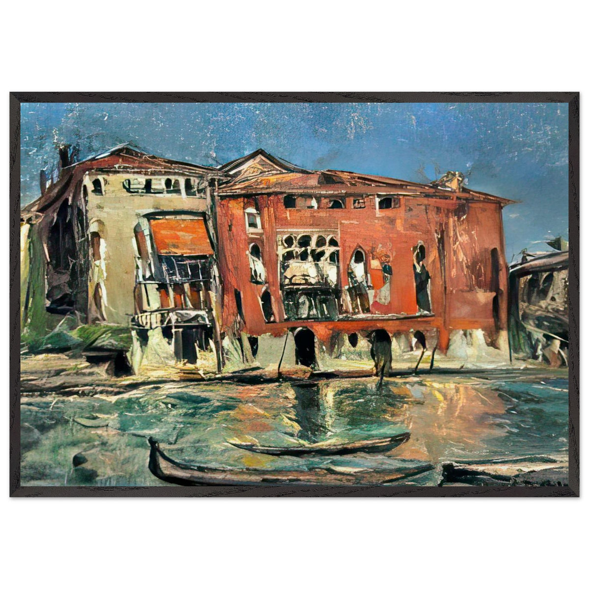 Venice by Gheorghe Petrascu, framed poster, view 3