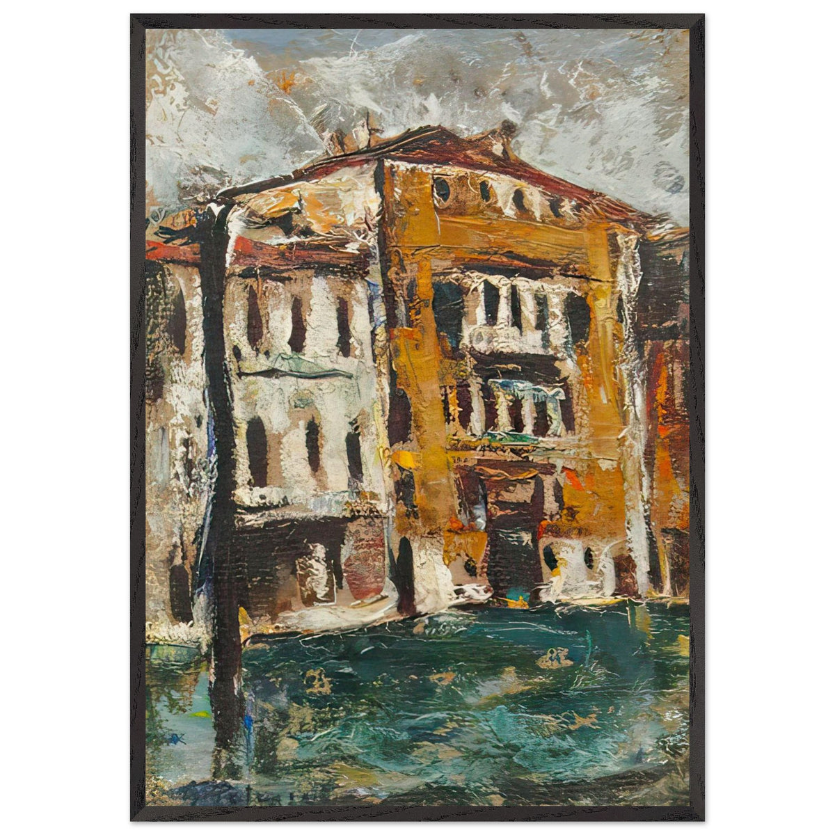 Venice by Gheorghe Petrascu, framed poster, view 3