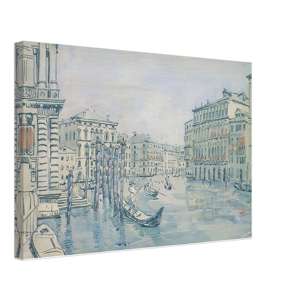 Venice. Grand Canal. Grey Day by Anna Ostroumova-Lebedeva, canvas