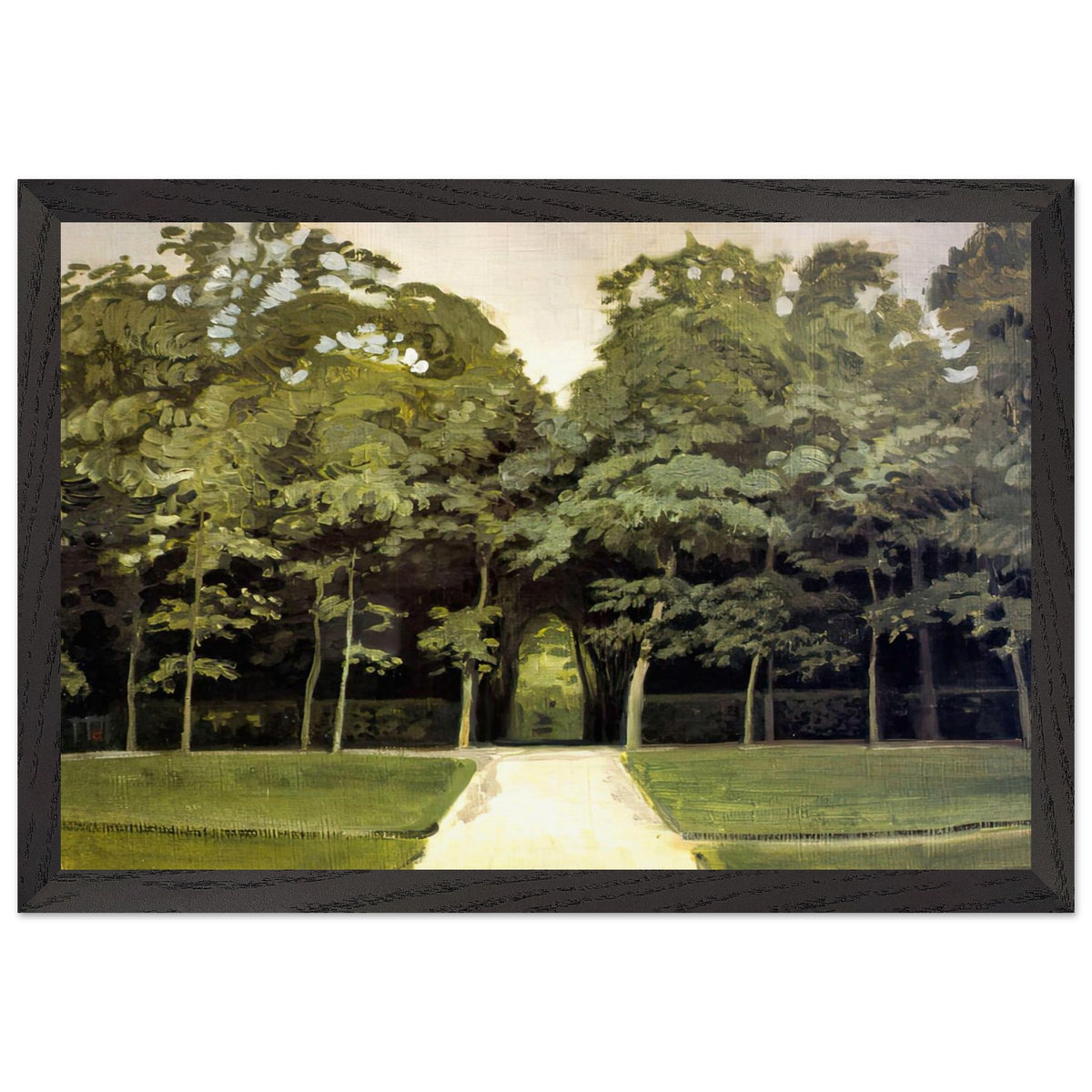 Versailles. Alley by Alexandre Benois, framed poster, view 2