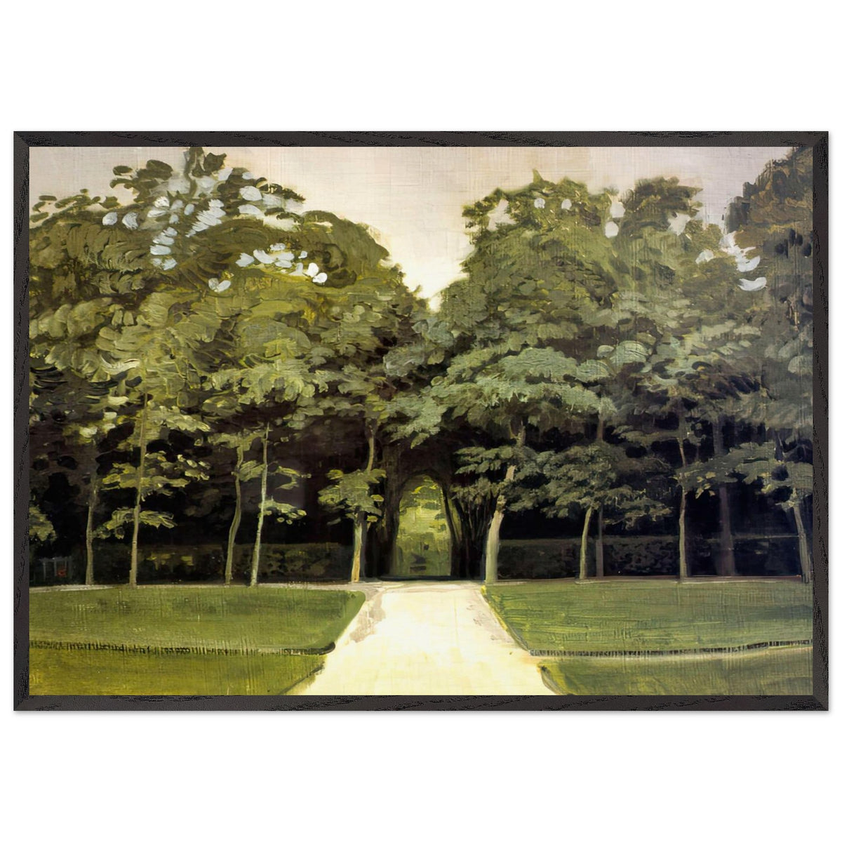 Versailles. Alley by Alexandre Benois, framed poster, view 3