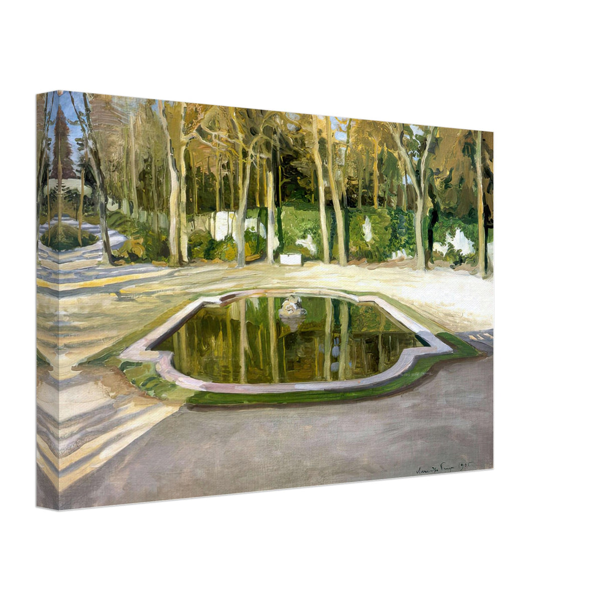 Versailles Mirror at Trianon by Alexandre Benois, canvas, view 2