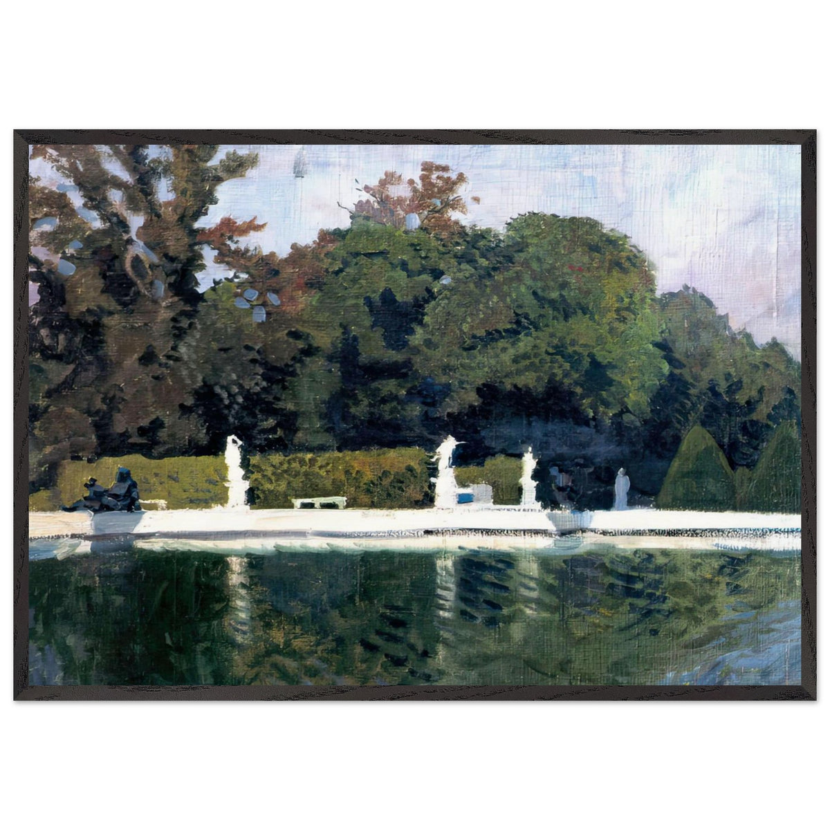 Versailles. Water parterre by Alexandre Benois, framed poster, view 3