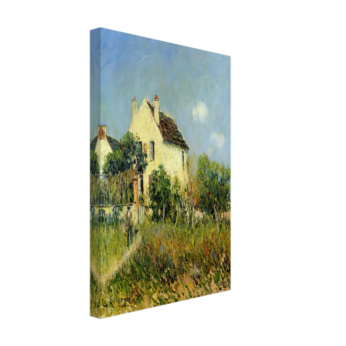 Veslez by Gustave Loiseau, canvas, view 2