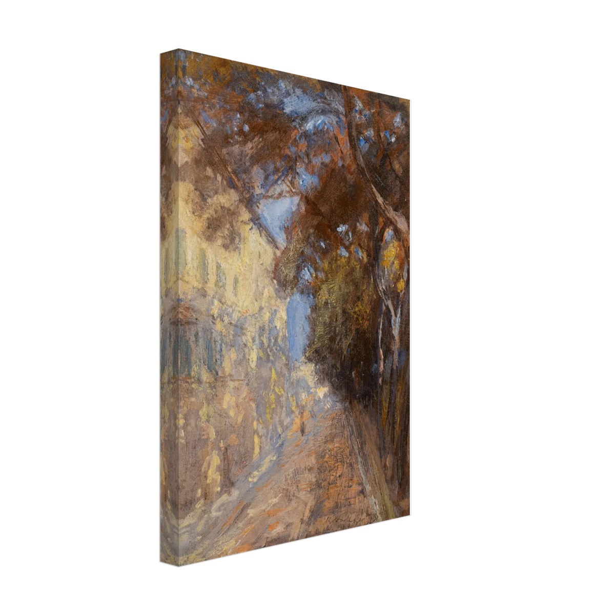 Via della Bassata by Raffaello Gambogi, canvas, view 2