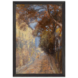 Via della Bassata by Raffaello Gambogi, framed poster, view 2