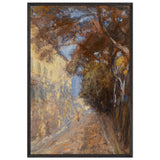 Via della Bassata by Raffaello Gambogi, framed poster