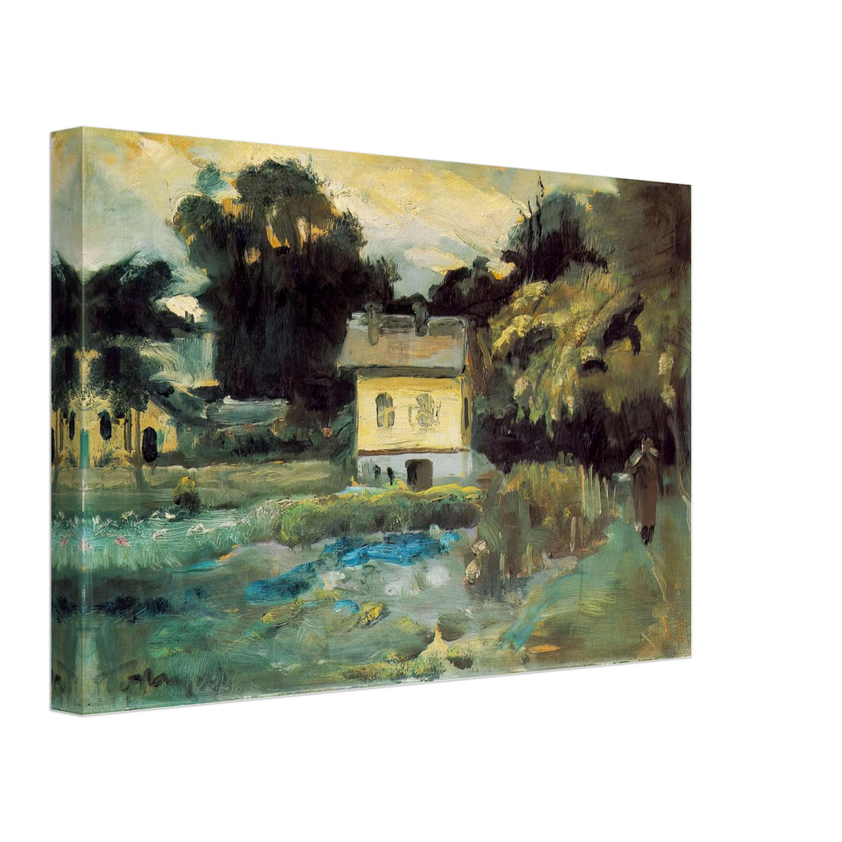 View at Szentendre by Janos Tornyai, canvas, view 2