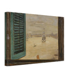 View from a Window of the Huangpu River by Fujishima Takeji, canvas, view 2