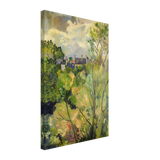 View from My Window in Genets (Brittany) by Suzanne Valadon, canvas