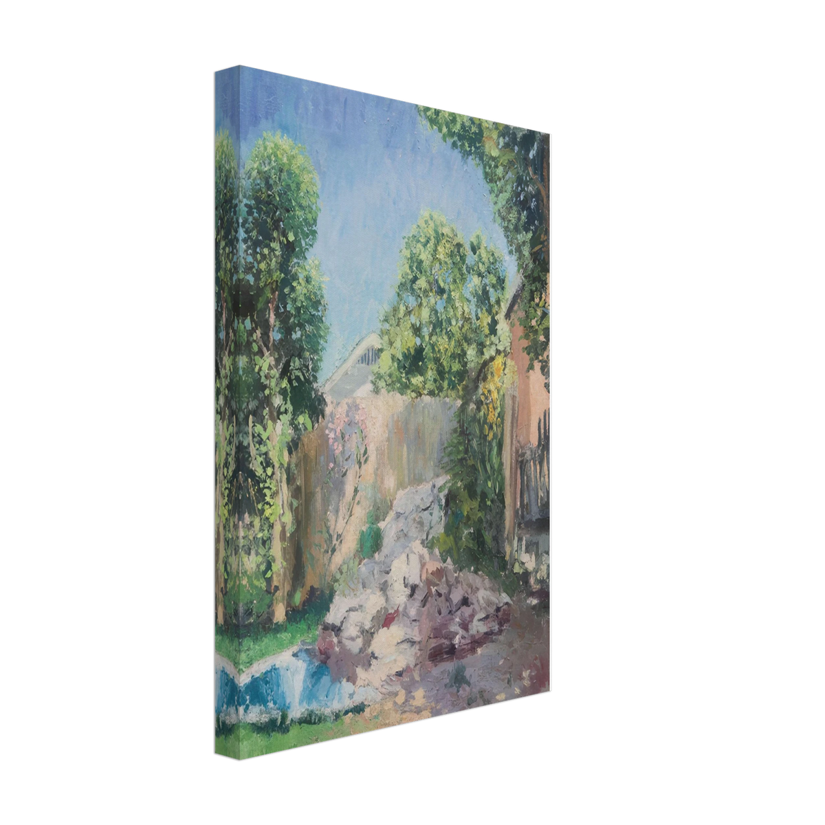 View of a Garden by Benjamin Brown, canvas, view 2