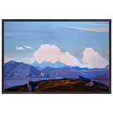 View of Everest from Tibet by Nicholas Roerich, framed poster