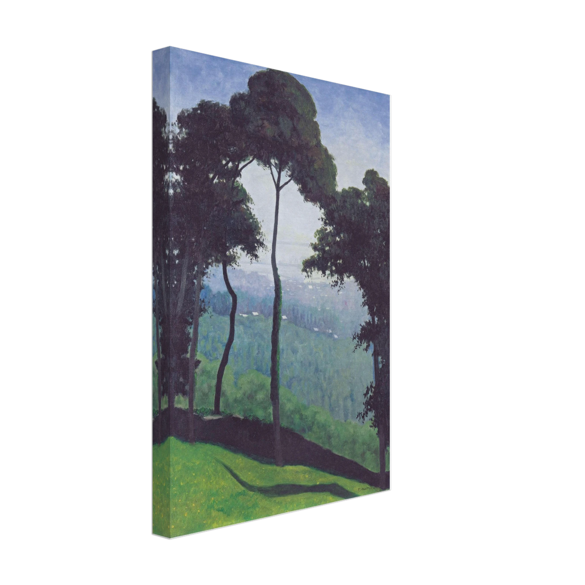 View of Honfleur by Felix Vallotton, canvas, view 2