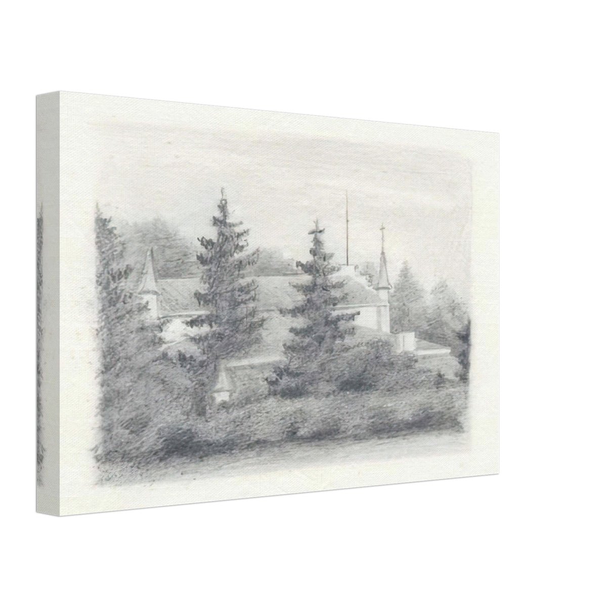 View of Izvara Estate by Nicholas Roerich, canvas, view 2