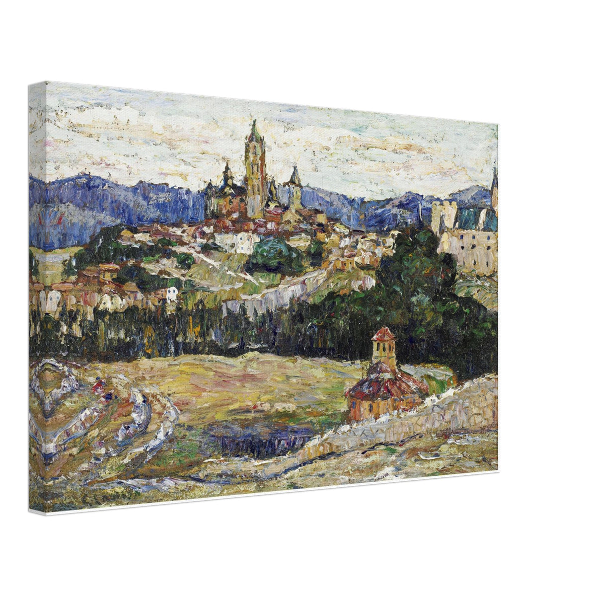 View of Segovia by Ernest Lawson, canvas