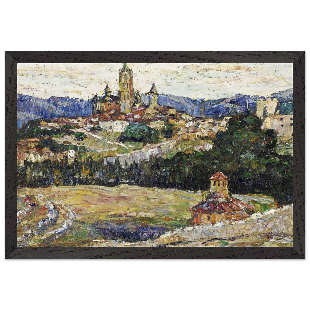 View of Segovia by Ernest Lawson, framed poster, view 2