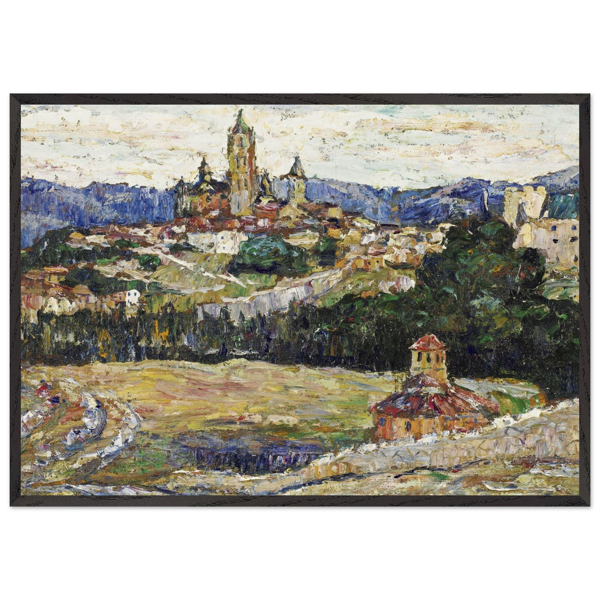 View of Segovia by Ernest Lawson, framed poster, view 3