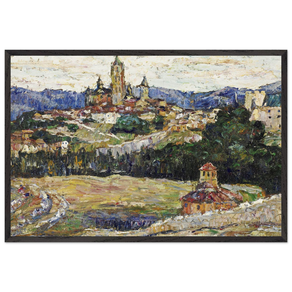 View of Segovia by Ernest Lawson, framed poster