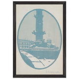 View of St. Petersburg by Anna Ostroumova-Lebedeva, framed poster, view 2