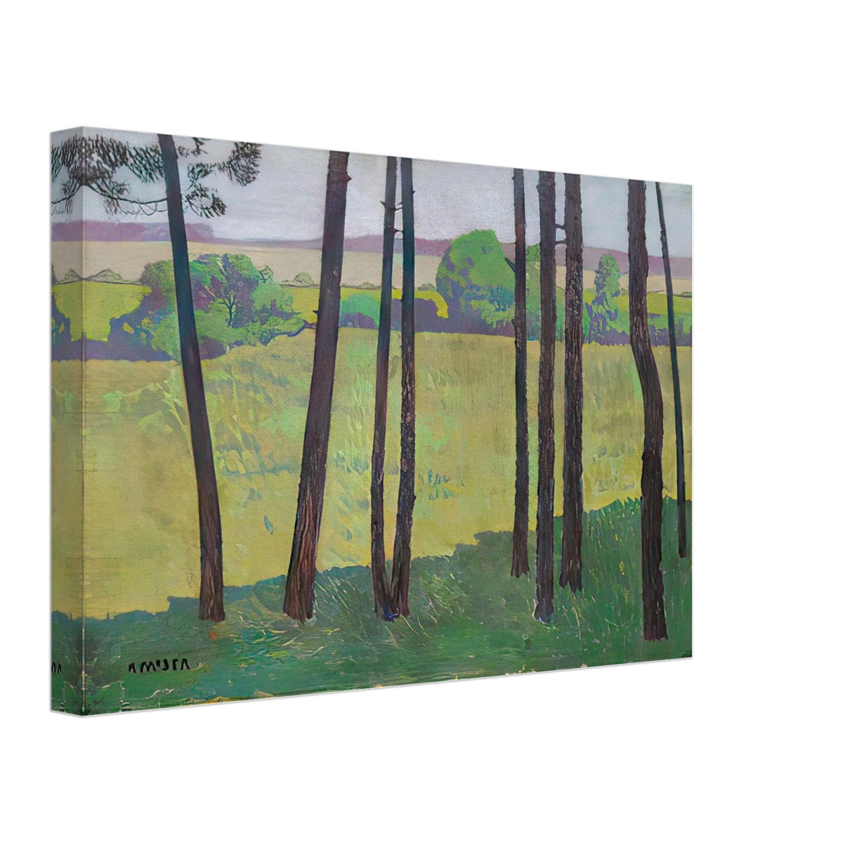 View of Strains by Koloman Moser, canvas, view 2