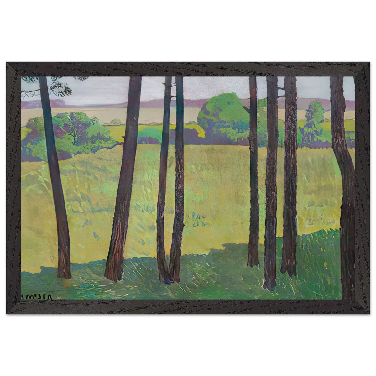 View of Strains by Koloman Moser, framed poster, view 2