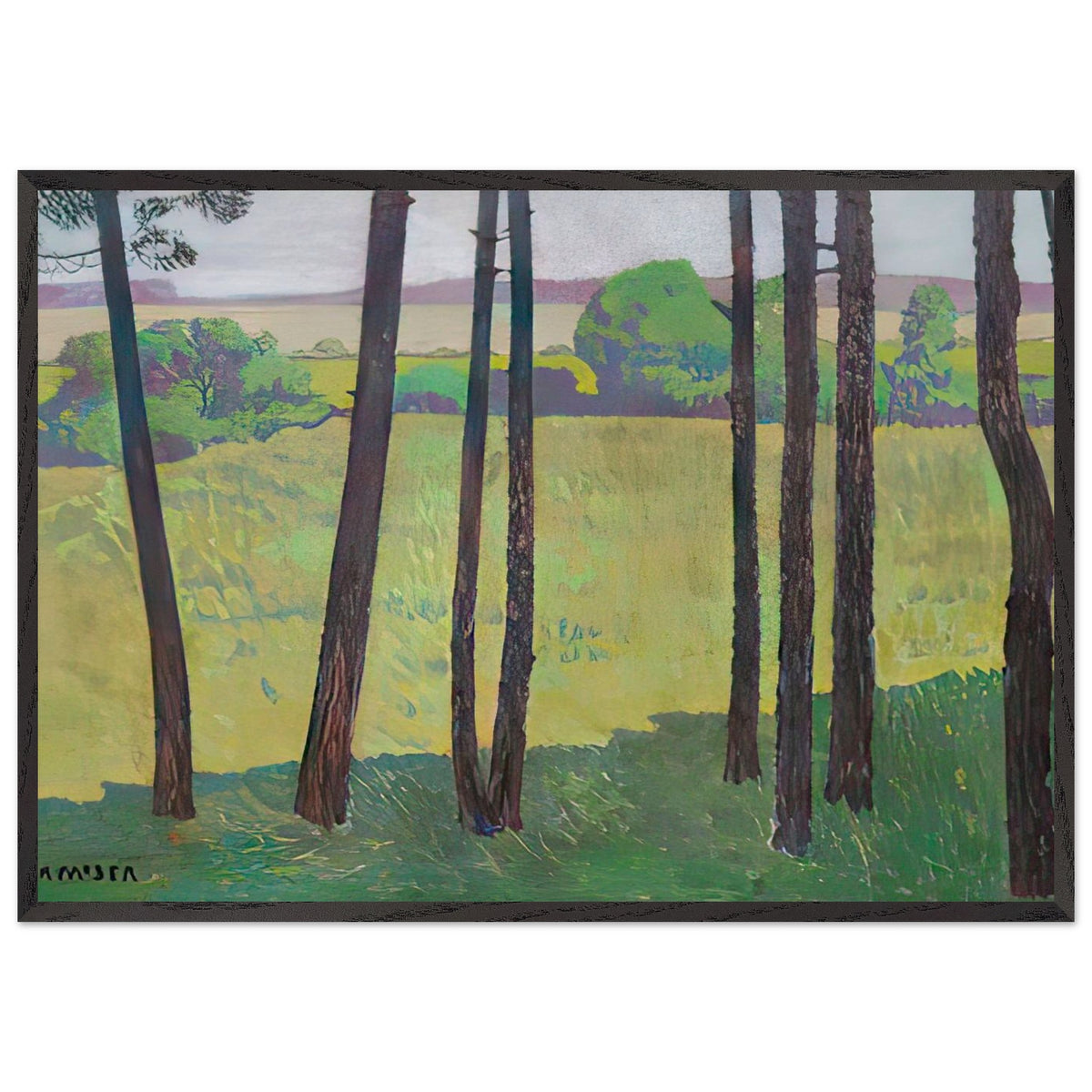 View of Strains by Koloman Moser, framed poster, view 3