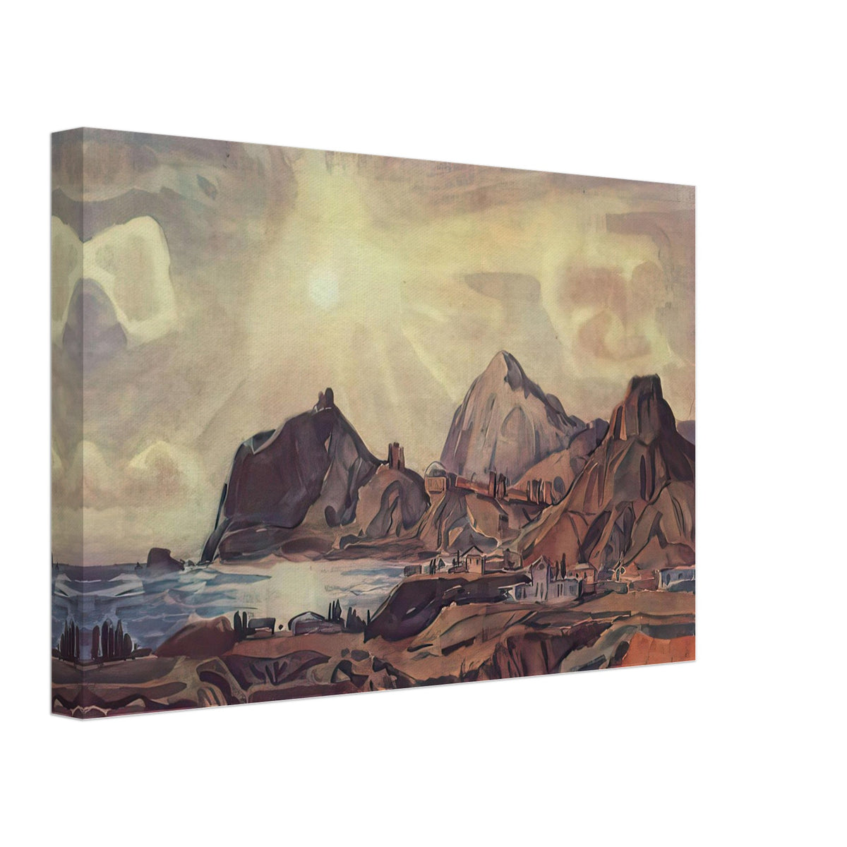 View of Sudak by Konstantin Bogaevsky, canvas, view 2