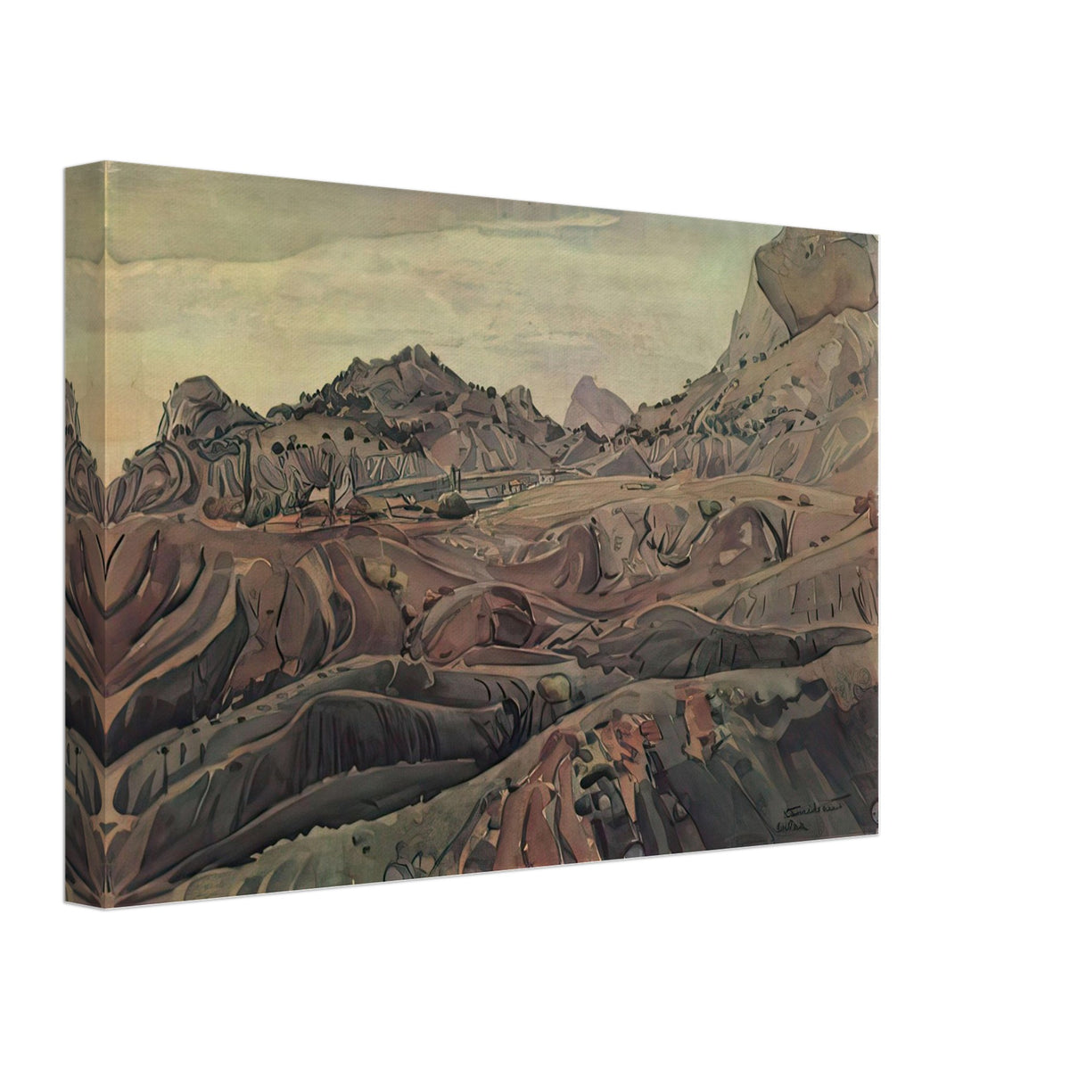 View of Sudak's Environs by Konstantin Bogaevsky, canvas, view 2