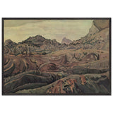 View of Sudak's Environs by Konstantin Bogaevsky, framed poster, view 3