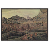 View of Sudak's Environs by Konstantin Bogaevsky, framed poster