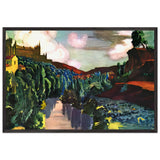 View of the Alcazar. Segovia by Anna Ostroumova-Lebedeva, framed poster