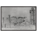 View Of the Ancient Greek Acropolis by Konstantin Bogaevsky, framed poster